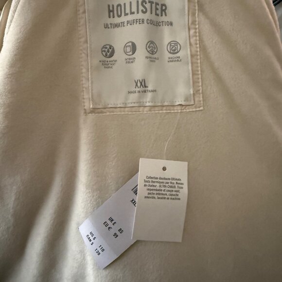 Hollister Ultimate Puffer Coat Size XXL NWT - Picture 7 of 8